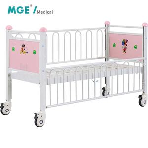 MGE-C5 dibalut Manual tempat tidur rumah sakit anak-anak 2-fungsi tempat tidur ICU dengan garansi 5 tahun Cot Rumah Sakit pediatrik untuk dijual - Product Image 2