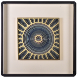 कारखाने थोक क्रम लकड़ी की दीवार कला, 3 डी लेज़र कट डेकोर, हस्तनिर्मित ज्यामितीय लकड़ी कलाकृति के लिए हस्तनिर्मित ज्यामितीय लकड़ी कलाकृति - Product Image 1