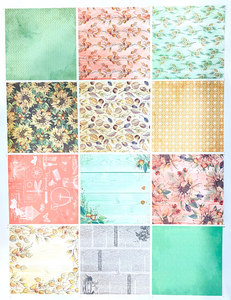 Fghgf — papier de Scrapbooking en grenade 6 "x 6", Pack de papier artisanal pour bricolage, fait à la main, nouveau Design - Product Image 3