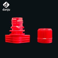 Bouchon de valve en plastique pour liquides, sauces et gelées, couleurs personnalisables, avec bec verseur de 13 mm pour emballage