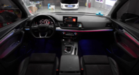 Éclairage d'ambiance LED 64 couleurs ZX Symphony 12V ABS+LED pour Audi Q5L 2018-2025 – Amélioration de la décoration intérieure