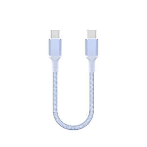 Cable USB-C Corto <span class=keywords><strong>de</strong></span> Fábrica OEM ODM <span class=keywords><strong>de</strong></span> 0.1/0.2/0.3m, Carga Rápida PD <span class=keywords><strong>de</strong></span> 60W, Cable Dual Tipo-C <span class=keywords><strong>de</strong></span> 50cm para Huawei, <span class=keywords><strong>iPhone</strong></span> 17, Samsung, Uso <span class=keywords><strong>en</strong></span> Automóvil - Product Image 5