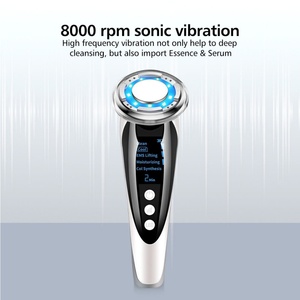 Masajeador Facial Multifuncional con Vibración para Rejuvenecimiento de la Piel, Cuidado Facial con Frío y Calor, Equipo de Masaje Facial - Product Image 6
