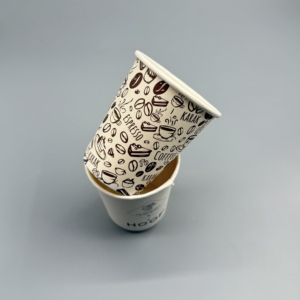 Gobelet en papier jetable OEM personnalisé 2-40 OZ, revêtement PE PLA, simple ou double paroi, pour boissons chaudes et froides - Product Image 6