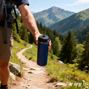 Bouteille d'eau personnalisée unique à large ouverture, esthétique, en forme de <span class=keywords><strong>gourde</strong></span>, 32 oz, 40 oz, 1 litre, <span class=keywords><strong>1L</strong></span>, en acier inoxydable, pour la salle de <span class=keywords><strong>sport</strong></span> et les sports - Product Image 4