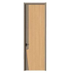 Puerta Interior Minimalista de Tablero Contrachapado con Acabado de Superficie Lisa, Apertura Manual, Aislamiento Acústico, para Uso en Dormitorios - Product Image 1
