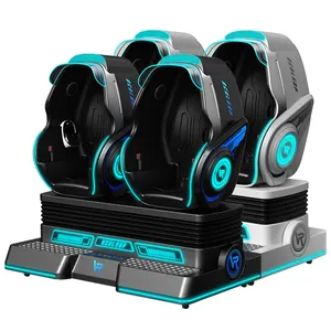 The Latest VR/AR/MR Equipment Virtual Reality Simulation 9D Vr Game Console Roller Coaster Simulator 9D 360 Degree Rotating Seat