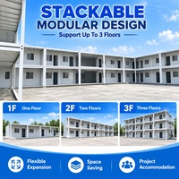 Üretici İki Katlı Prefabrik Çelik Sandviç Panel İşçi Kampı Yurt Binası Satılık Portatif Konteyner Evler