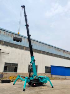 Crane Mini Spider 3 Ton, Crane Serbaguna Kecil untuk Minyak dan Listrik, Crane Crawler Lipat, Crane Spider Self-propelled - Product Image 4