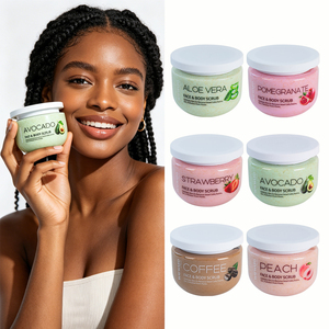 En stock, prix d'usine, soin de la peau pour femmes, exfoliant corporel fruité blanchissant pour peaux noires - Product Image 1
