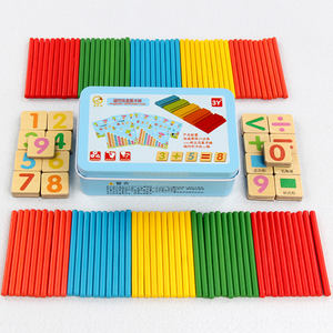 Wooden Colorful Digital Learning Toys for Early Childhood Education. Children's Arithmetic and <strong>Counting</strong> Sticks - Product Image 3