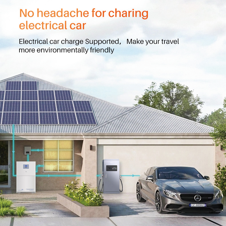 10kw solar system hybrid with battery storage