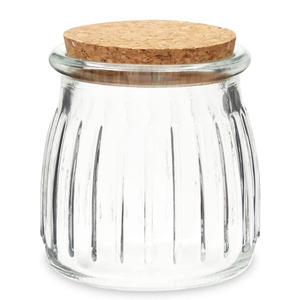 Venta caliente pequeña botella de vidrio transparente para plantas carnosas con tapa de PE de extremo abierto fácil para comida de bebé gelatina yogur pudín botella contenedor - Product Image 5