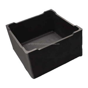 Caja de grafito de alta densidad personalizada de fábrica para derretir metales - Product Image 1