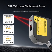 Capteur de déplacement laser de nouvelle technologie, répétabilité de 10 μm, analogique RS-485, capteur de mesure de distance laser longue portée