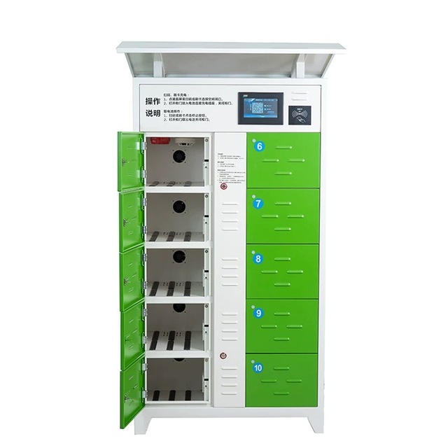 Wholesale Rainproof Community Electric Vehicle Battery Charging Cabinet Car Parks Code Scanning Shared Electronic Lock Assembled