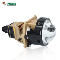 Phare à lentille de projecteur Bi-LED Gview IATF 16949 DOT G17S, faisceau haut et bas, 6000K, lampe de projecteur Bi-Laser pour rétrofit
