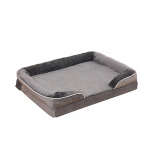 Cama Ortopédica Rectangular Personalizada para Perros, Minimalista, Elegante y Divertida, de Espuma Viscoelástica, Moderna, Antiestrés, para Mascotas, Gatos - Product Image 6