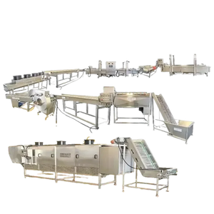 Ligne de production de frites entièrement automatique MBC avec friteuse à séparation huile-eau pour chips et frites - Product Image 1
