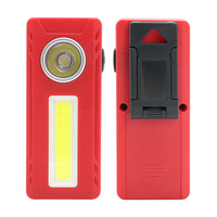 Lampe de travail LED COB portable 3W de haute qualité, 200 lumens, avec clip, lampe torche magnétique, angle de faisceau de 120°, garantie 1 an, pour camping et réparation