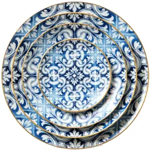 Freeson-vajilla de cerámica de hueso, conjunto de cena de china