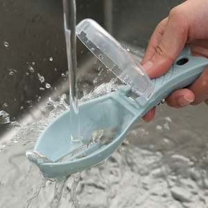 Écailleur de poisson rapide, brosse à écailles, brosse à peau de poisson, couteau à écailler, éplucheur de poisson, grattoir à écailles, compatible lave-vaisselle - Product Image 4