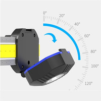 Leistungsstarke XPE+COB Mini-Stirnlampe USB-Aufladbare LED-Kopflampe Outdoor Breitstrahlende LED-Fahrrad-Camping-Stirnlampe