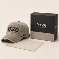 Casquette de baseball XXL personnalisée avec logo, 68 cm, en coton délavé crème, couronne profonde, style vintage, pour papa, usine BSCI, vente en gros, OEM