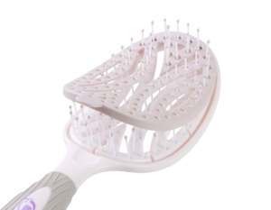 แปรงผมดีไซน์ใหม่ สีสันสดใส วัสดุ ABS พร้อม TPR กันน้ำ กันลื่น ขายดี คุณภาพสูง สำหรับใช้ในบ้านและร้านเสริมสวย - Product Image 6