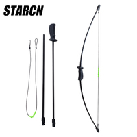 Arc à poulies STARCN Takedown pour jeunes, 15 lb, arc recurve pour enfants de 4 à 12 ans, arc de tir avec poignée en caoutchouc, jeux de tir sur cible, jouets, cadeaux