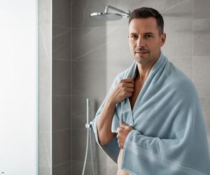 Ensemble de 6 serviettes de bain de luxe CRAFTBERRY, séchage rapide, absorbantes, douces, en tissu pelucheux, motif uni, pour la salle de sport, le <span class=keywords><strong>spa</strong></span>, l'hôtel, la piscine, la douche - Product Image 3