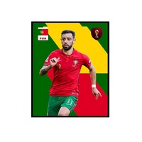 Affiches de football du Portugal, album Qatar 2022, affiches d'anime 3D avec cadre métallique, imperméables et faciles à installer (RTS)