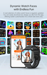 สมาร์ทวอทช์ หน้าจอ TFT 1.75 นิ้ว กันน้ำ IP68 สายรัดข้อมือติดตามสุขภาพและฟิตเนส รองรับ NFC โทรออกผ่านบลูทูธ สมาร์ทวอทช์ SP128 สมาร์ทวอทช์แบบสวมข้อมือ - Product Image 5