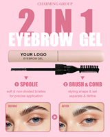 Gel Coiffant Sourcils Liquide Transparent Haute Qualité, Fixation Forte, Longue Durée, Imperméable, Marque Privée, Vente en Gros, OEM ODM