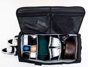 Sac de sport pour baskets, idéal pour les voyages, les activités de plein air et la salle de sport, avec 3 séparateurs ajustables, sac de sport pour le basketball - Product Image 1