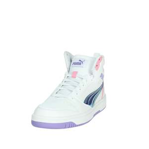 รองเท้าผ้าใบเด็กผู้หญิง Puma สีขาว รุ่น Wisteria High Top ดีไซน์ทันสมัย - Product Image 6