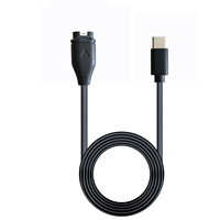 Cable USB Metálico Retráctil de 1m, Carga Rápida 3A, Duradero y Portátil, para Relojes Inteligentes Garmin Fenix, Accesorios