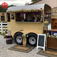 Remorque alimentaire Mobile multifonctionnelle, boîte à cheval, remorque de restauration rapide, chariot de Hot-Dog Mobile, taille personnalisée, à vendre, camion cheval