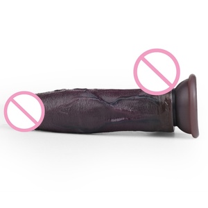 ORALSX 4cm Diameter Black <b>Dildo</b> Realistic Cock with Suction Cup Silicone Soft <b>Dildo</b> Anal Plug Artificial Penis for Women Sex Toy - Product Image 3