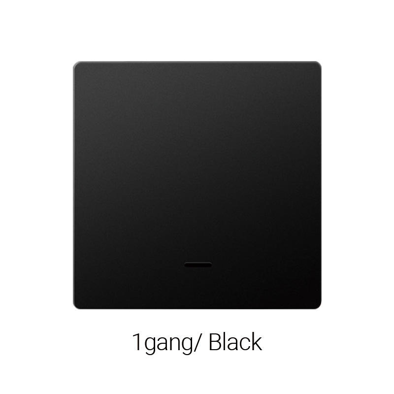 ZigBee Universal Single/Live-Neutral Wire 1-Gang Black