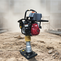 Piqueur vibrant PME-RM55 avec moteur GX100, force de compactage de 10KN pour le compactage des sols dans les espaces étroits et restreints