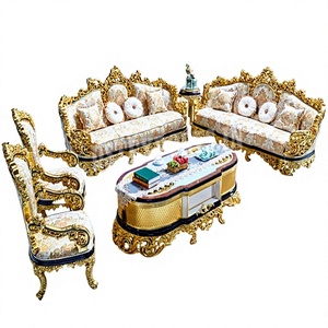 Juego de Sofás Chesterfield de Lujo Personalizados en Color, Tradicionales, Tapizados, de Madera de Teca, Tamaño Personalizado, Rellenos de Espuma, Cuadrados, para Sala de Estar - Product Image 1