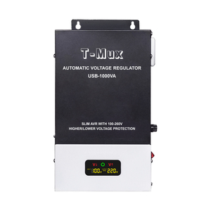 Stabilisateur de tension AC à double sortie <span class=keywords><strong>220V</strong></span> 110V USB-1KVA pour appareils électroménagers - Product Image 1