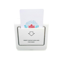 Carte-clé NFC programmable 13,56 MHz, cryptée, CR80 PVC, pour accès hôtelier, mini puce RFID EV1/1K pour contrôle de sécurité des portes professionnelles