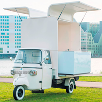 Restaurant Mobile électrique, voiture, cuisine, Bar à bière, Tuk Tuk Hot Dog, chariot de nourriture Mobile, Mini camion de nourriture de Ape d'europe à vendre