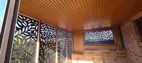Panneau mural 3d art intérieur en pvc pour décoration de plafond