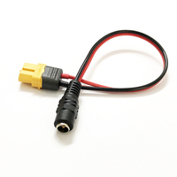 Amass — connecteur de batterie Xt90 XT60 XT30 Tplug à DC 5521/5525 DC5525, adaptateur mâle et femelle et câble de connexion