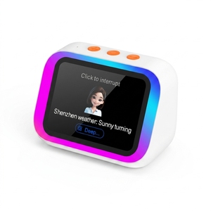 Nuevo Altavoz Traductor de Voz con IA, Reloj Despertador Digital, Iluminación RGB, Marco de Fotos, Altavoz Inteligente Inalámbrico con IA, Asistente de Escritorio - Product Image 1