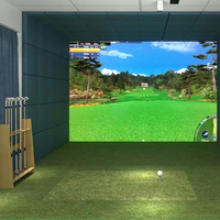 Simulador de Golf 3D para interior, sistema de entrenamiento profesional, a un precio excelente