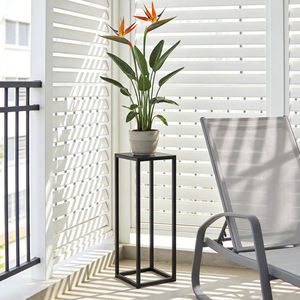 Support de Plantes Haut et Moderne en Métal, Porte-Fleurs Minimaliste en Fer, Présentoir sur Pied pour Salon, Chambre et Balcon - Product Image 2